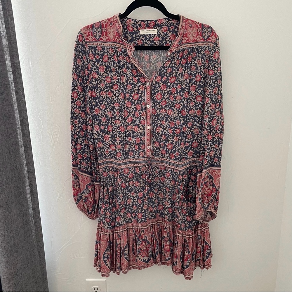 SPELL & THE GYPSY JASMINE PLAY DRESS NAVY SMALL